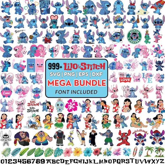 999+ Stitch files, Stitch SVG, Stitch bundle, Stitch PNG, stitch clipart, Lilo and stitch SVG, Cricut svg, Silhouette svg, stitch layered
