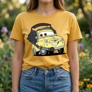 Cars PNG Cliparts-bundel, Lightning McQueen Tow Mater, Cars Characters PNG Cartoon Cliparts, shirt, taarttopper, verjaardag, autosublimatie afbeelding 7