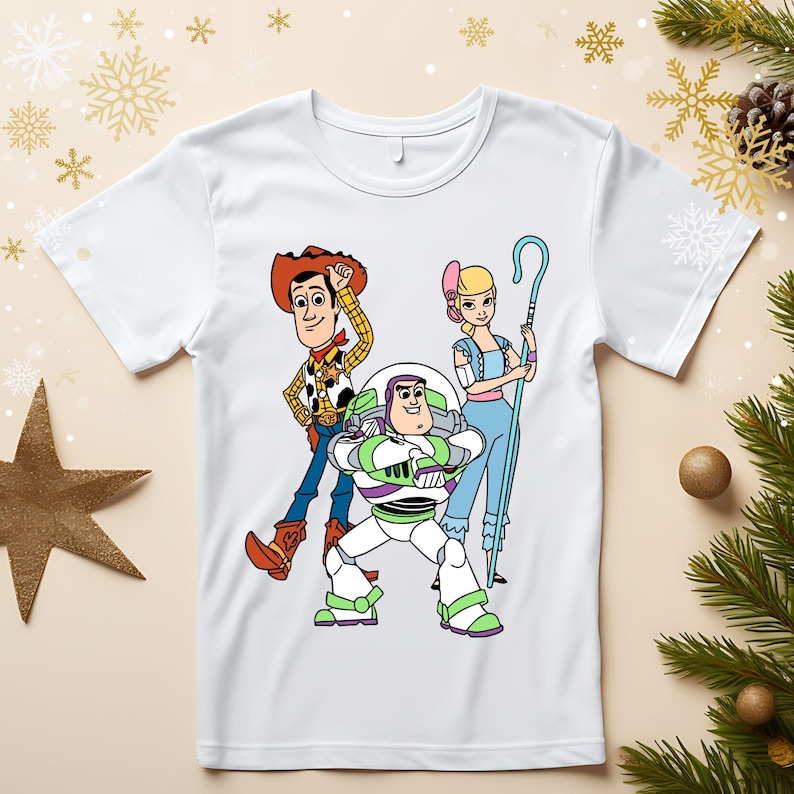 Toy Story SVG Clipart Bundle & Alphabet, Buzz Lightyear Woody Jessie PNG, Toy Story Cut Files for Cricut Silhouette, Digital Download PNG