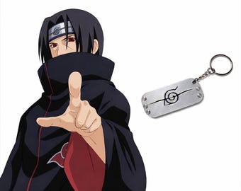 Akatsuki Verstecktes Blatt 3D Gedruckt Schlüsselanhänger Benutzerdefinierte Anime PLA Schlüsselanhänger für Fans