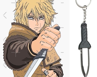 Thorfinn inspiriert Viking Keychain 3D gedruckte Mini Prop umweltfreundliche PLA