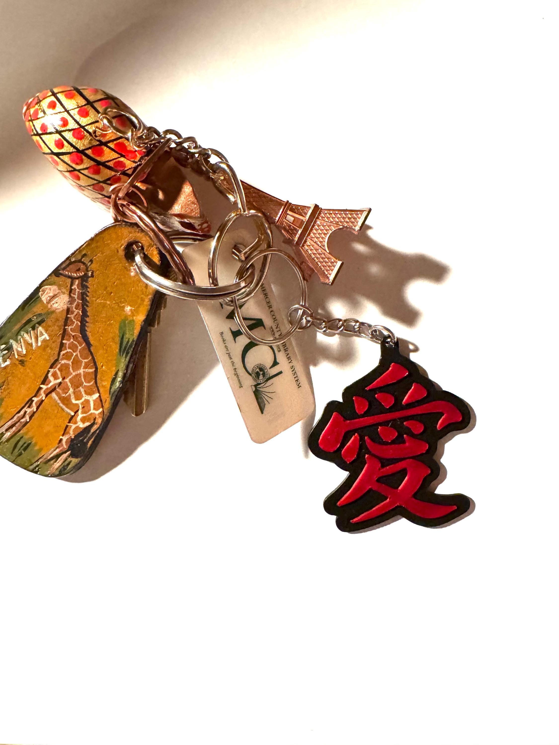 Gaara Custom 3D Printed Keychain – Love Symbol (one-sided Edition) - Etsy
