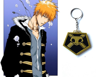 Ichigo Soul Reaper Abzeichen Schlüsselanhänger: Bleach Anime 3D Gedrucktes Sammler Accessoire