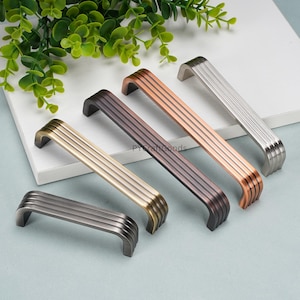 Antique Copper Bronze Cabinet Pull Handle,Stain Nickel Black Kitchen Wardrobe Drawer Knob Hardware