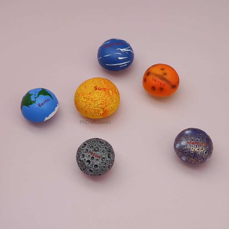 Space planet Drawer Knobs Pulls, Astronaut Cabinet Handle, Unique Kids room Knobs Hardware image 7