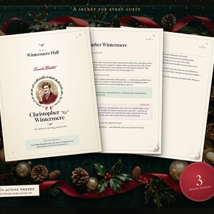 Character booklets with a sealed page for every round
