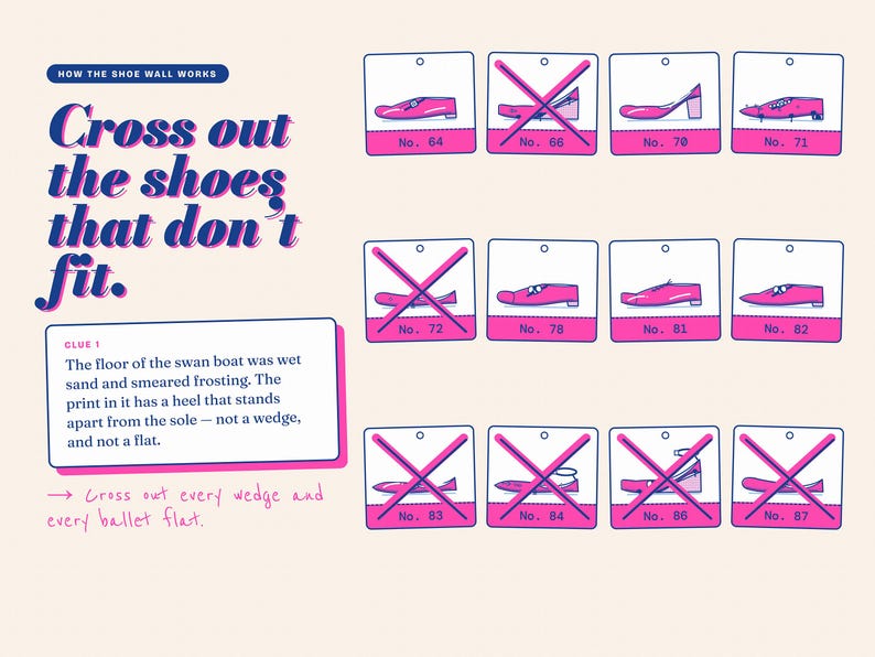 Wedding Murder Mystery Puzzle: Printable Bridal Shower Case File Game, Logic Grid image 8