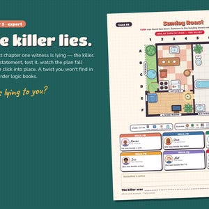Libro di Sudoku del delitto: 80 puzzle di logica a tema giallo stampabili, chi è stato? immagine 7