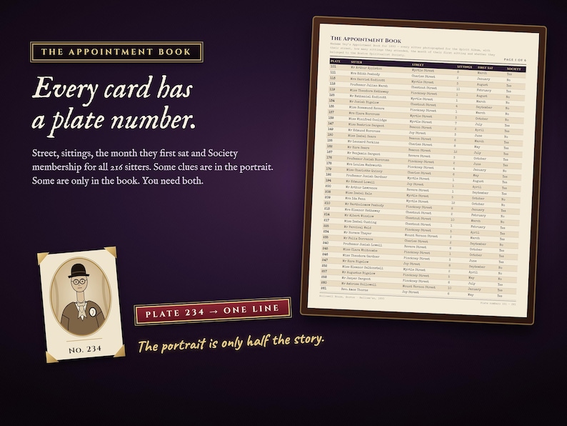 Match every plate number to the medium's Appointment Book