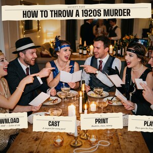 How the murder mystery party works in four steps