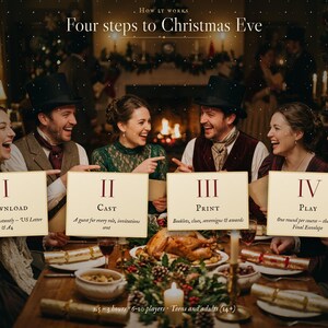 How the murder mystery party works in four steps