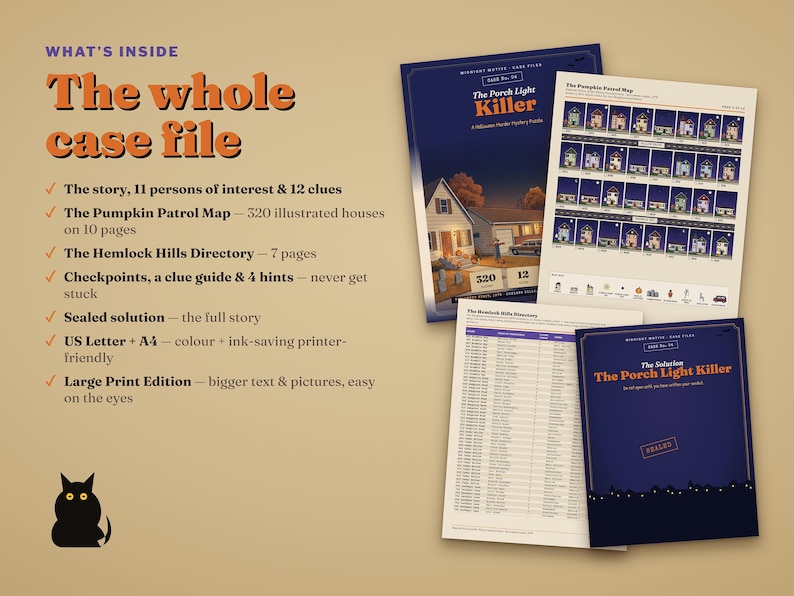 Everything in the printable case file