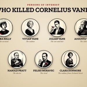 Persons of interest in The Cloakroom Killer — every one of them had a motive