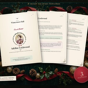 Character booklets for the new suspects