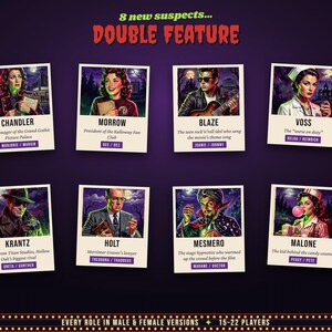 The 8 new suspects of the Double Feature expansion — male and female versions