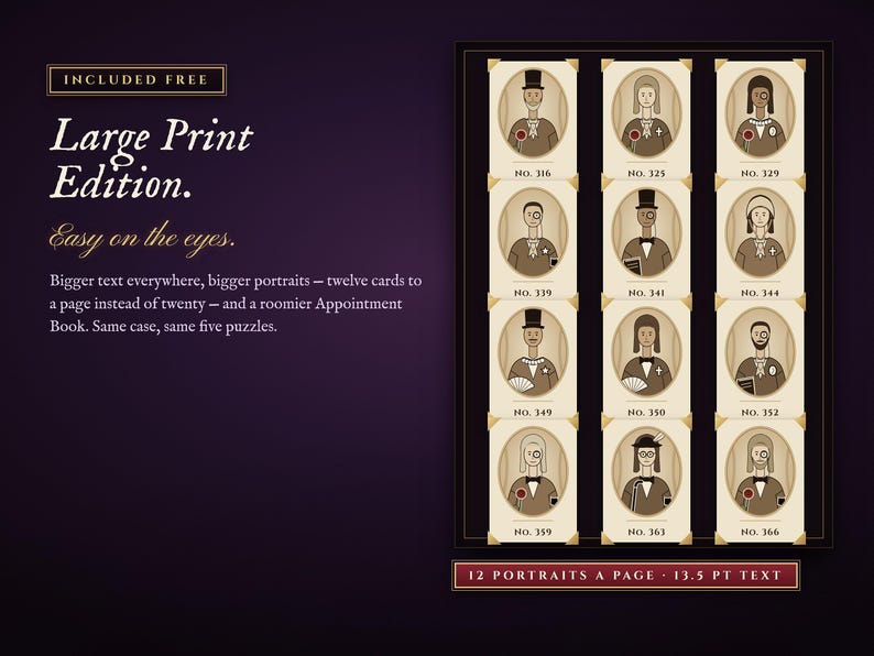 Large Print Edition included — easy on the eyes