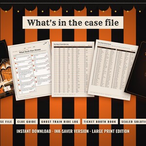 Everything in the printable case file