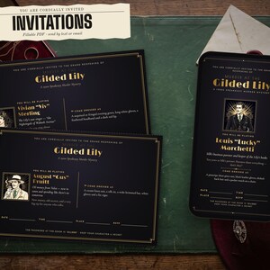 Fillable printable invitations and digital invitations for text or email