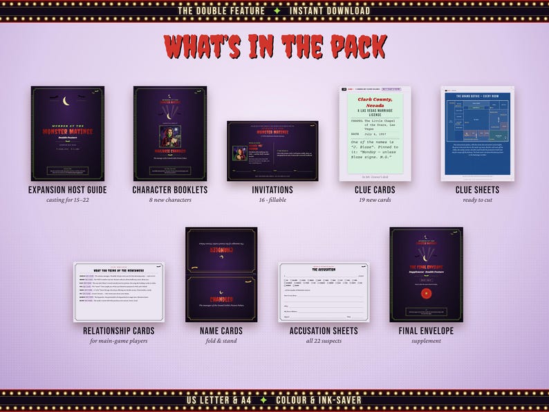 Everything included in the Double Feature expansion pack