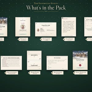 Everything included in the The Snowbound Guests expansion pack
