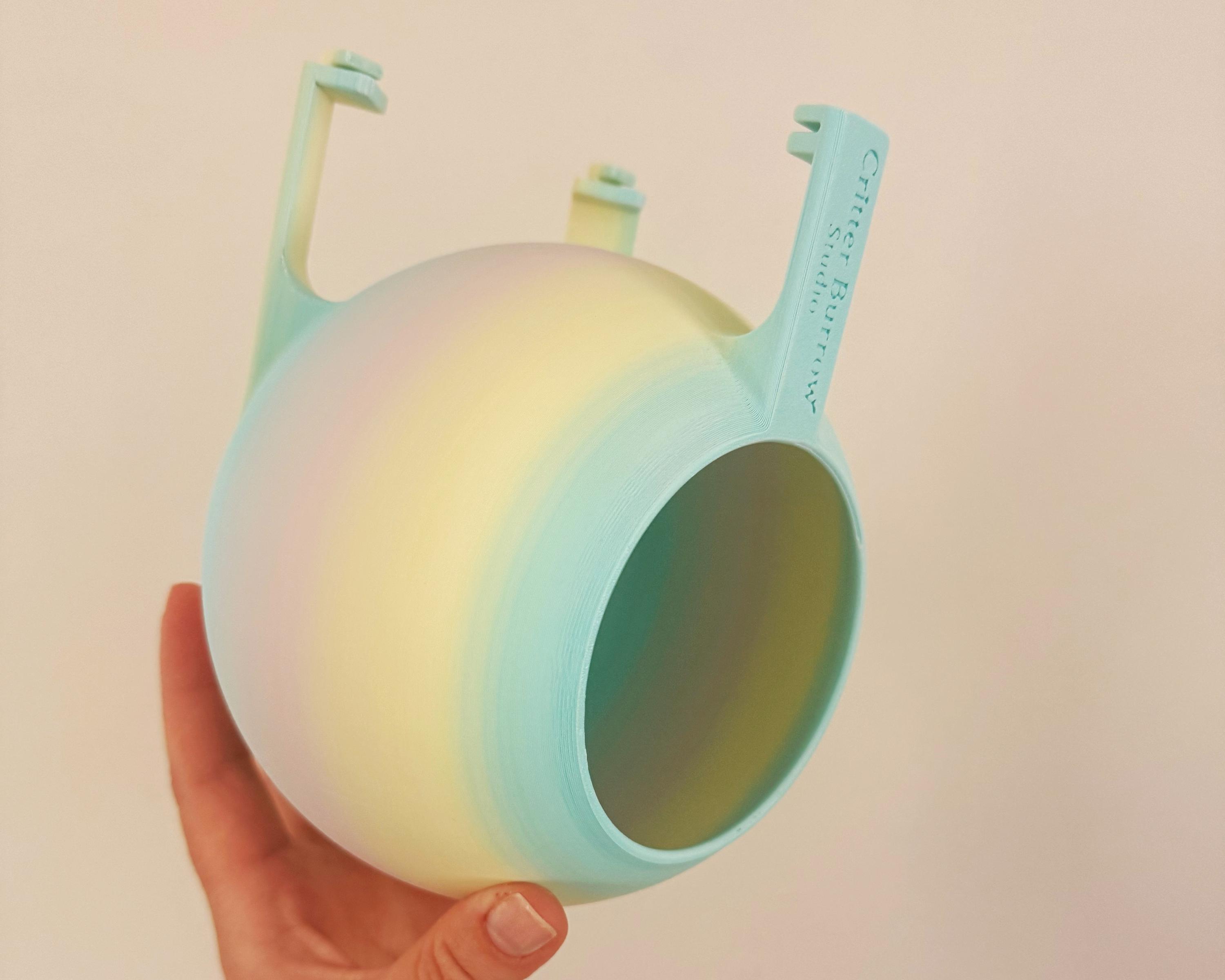 Sputnik – Hanging Rat House – Two‑tone Gradient Color Hideout for Rats ...