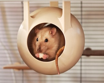 Esconderijo Sputnik para Ratos – Casinha para Pequenos Animais de Estimação, Toca para Roedores