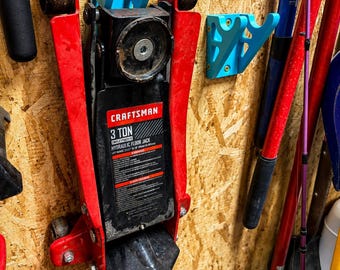 3D Printed Floor Jack Wall Mount Holder (Fits 3 Ton Jack)
