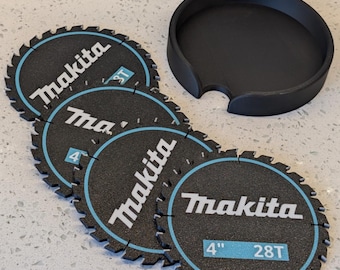 Makita-Style Coasters - 3D Printed Tool Shop Decor