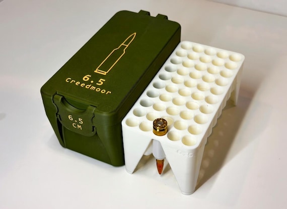6.5 Creedmoor 50 Round Ammo Box – 3D Printed Range Organizer Tray