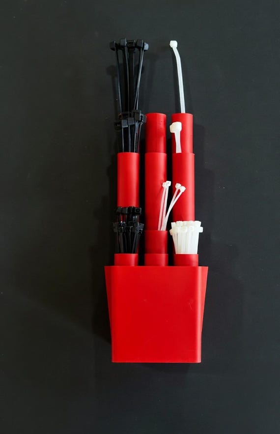 Milwaukee PACKOUT Insert Zip Tie / Cable Tie Holder – Custom 3D Printed Organizer