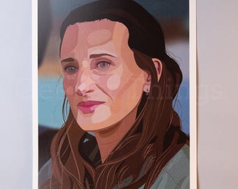 Camille Cottin - Toni en Famille fan art print / poster / wall art