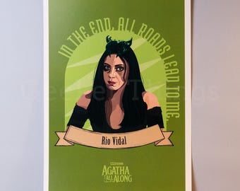 Lámina artística de Rio Vidal / Póster de Agatha All Along / Arte mural