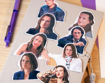 Camille Cottin characters vinyl stickers