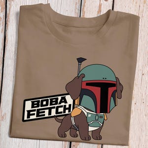 Koszulka dla psa Boba Fetch Star Wars