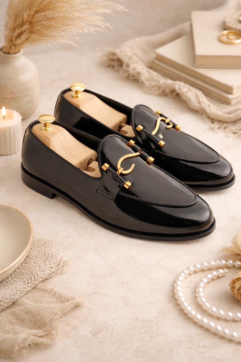 replica designer mens dress shoes Amazon.com | Santimon Mens Dress Shoes Smoking Loafers Genuine Leather  Metallic Pointed Toe Slip On Shoes Caual Party Disco Gold Chain Shoes Blue  5.5 US