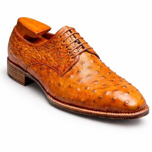 Royal Hide Handmade Textured Leather Oxford Shoes for Men – Brown Luxury Formal Dress Shoes image 2