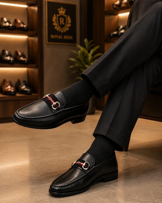 Handmade Men's Leather Loafers – Bespoke Driving Shoes, Comfort Moccasins