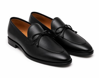 Vintage 90s Muro Welt 6632 Black Leather Bulldog Toe Monk Strap