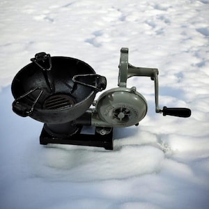 Forja de carbón de hierro, pedal de soplador manual, decoración de taller de herrería imagen 3