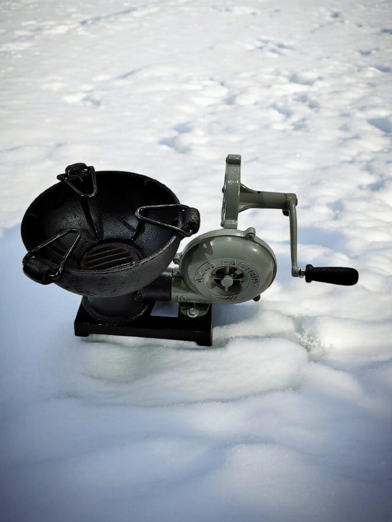 Forja de carbón de hierro, pedal de soplador manual, decoración de taller de herrería imagen 3