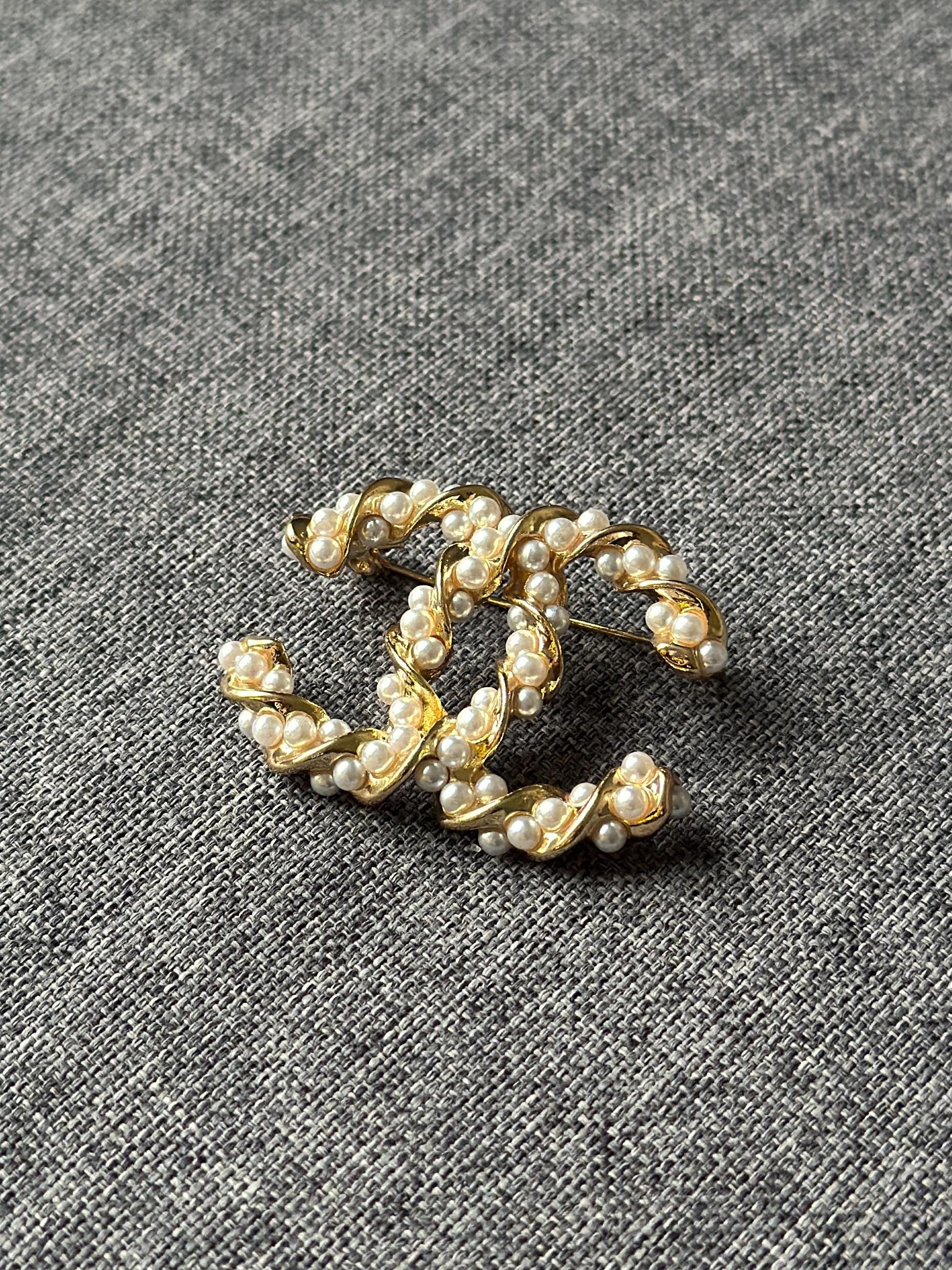 Vintage Coco Chanel Brooch - Etsy