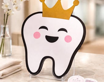 歯の妖精ギフトカードホルダー、抜けた歯のギフト、歯の妖精封筒、子供用歯の妖精サプライズ、初めての抜けた歯のギフト、マネーホルダー