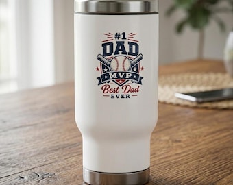 Dad MVP Best Dad Ever Travel Mug | Stainless Steel 14oz