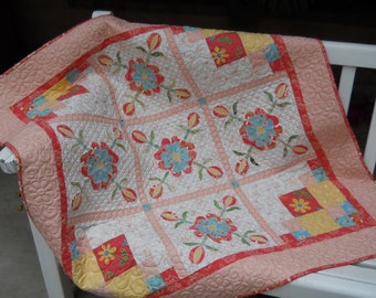 Quilt Rosen Muster PDF