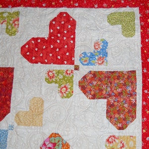 Random Hearts Digital Pattern - Etsy