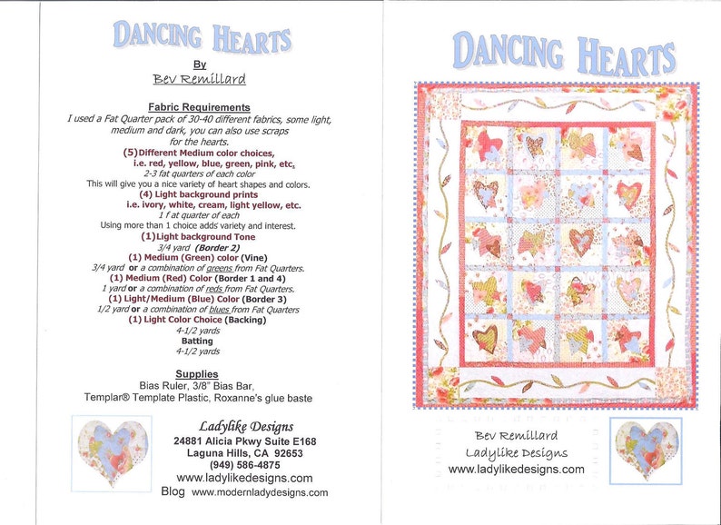 Dancing Hearts PDF pattern image 4