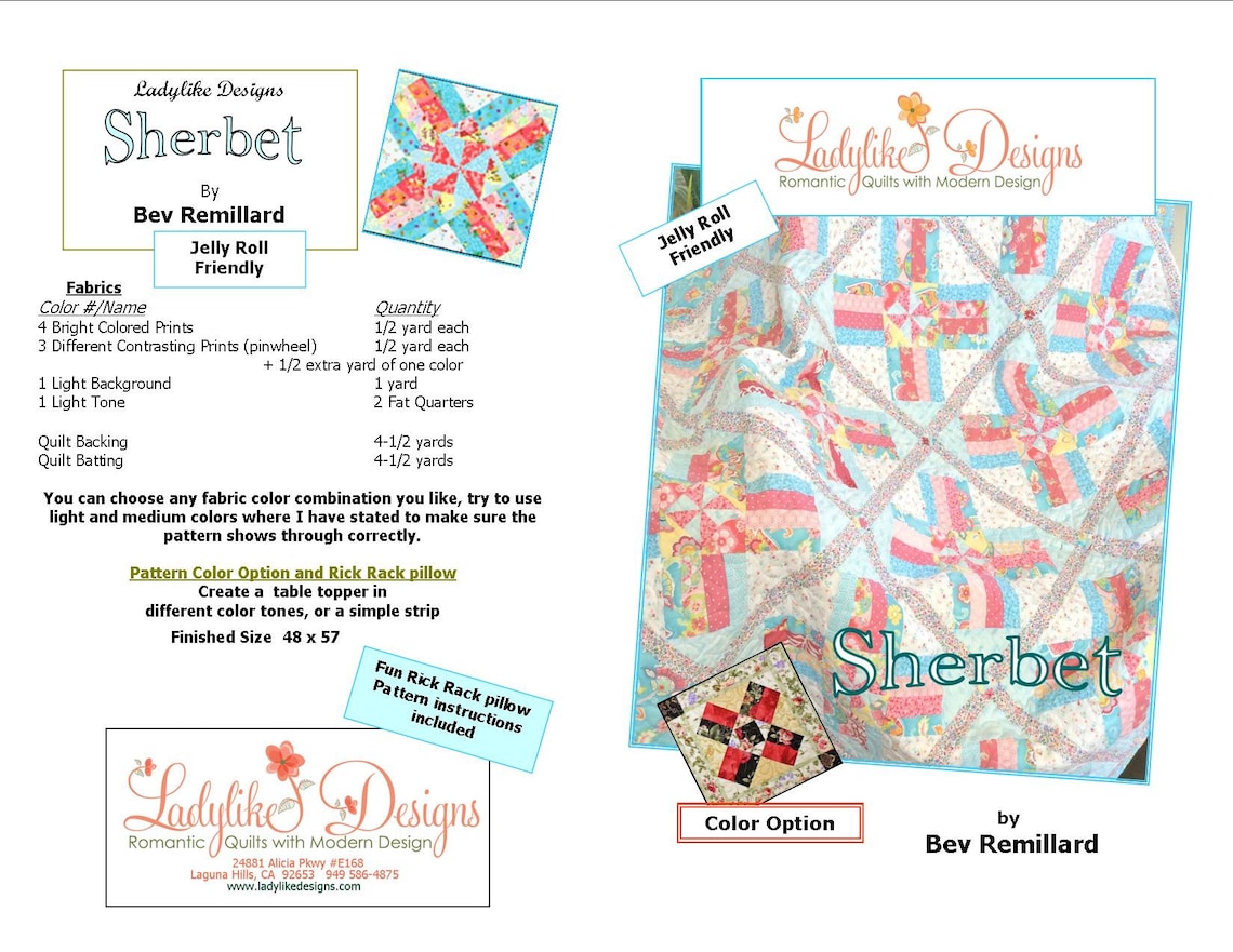 Sherbert PDF Pattern - Etsy