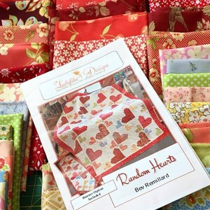 Random Hearts Digital Pattern - Etsy