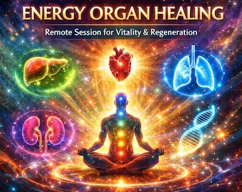 7 days | Distant Energy Healing Session | Organ Detox Liver Kidney Heart Lung Stomach | DNA activation