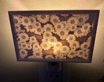 Copertura per luce notturna litografata, lampada